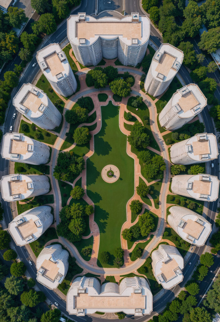 immeuble vue du ciel